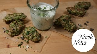 Brokkoli Kroketten mit Mandeln und Parmesan  Low Carb  Note 20 [upl. by Askwith]