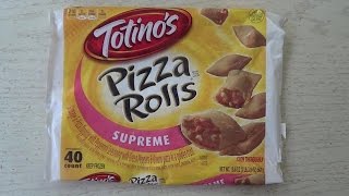 Totinos Supreme Pizza Roll Review [upl. by Clareta]