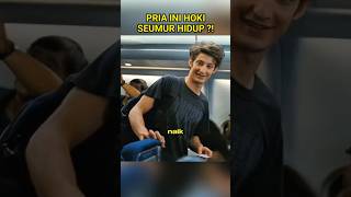 Pria Ini Hoki Saat Pertama Kali Naik Pesawat alurceritafilm [upl. by Illak734]