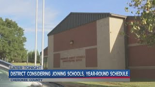 District considers joining schools changing calendar year [upl. by Jill236]