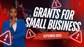 New Grants Secure a Grant for your small business in September MUST WATCH informative grants [upl. by Aihsoek]