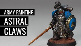 How to Paint ASTRAL CLAWS  Space Marines  Warhammer 40k [upl. by Ocer]