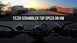 Yezdi Scrambler Pure Sound amp Top Speed [upl. by Oys]