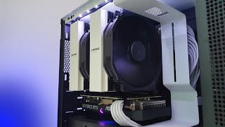 역대급 블랙 화이트 감성 NZXT H210i 에 녹투아 NHD15 컴퓨터 사양 [upl. by Airbma388]