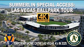 Summerlin Special Access Las Vegas Ballpark Tour 4K [upl. by Nomyar156]