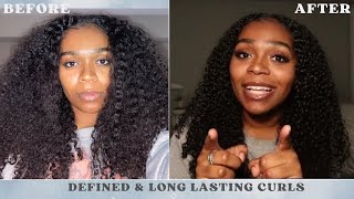 Updated Curly Hair Routine 2021  Full Wash N Go  Tips  3B3C [upl. by Elmo]