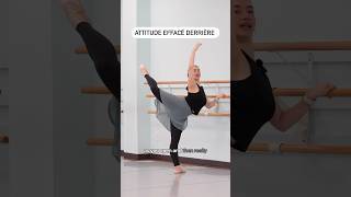 Improve your attitude effacé derriere ballet tips balletteacher [upl. by Shaikh]