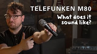 Telefunken M80 What does it sound like [upl. by Annehcu]