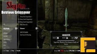 Skyrim Retrieve Grimsever [upl. by Ana]