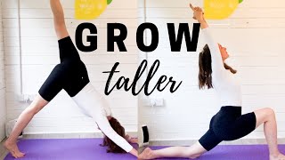 How to INCREASE HEIGHT Naturally by STRETCHING  10 Minute Yoga Stretches to Grow Taller [upl. by Uba]