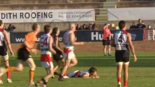 Lavington Panthers vs Myrtleford Saints Round 9 2010 12 [upl. by Aicatsan]