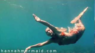 Hannah Mermaid  Live Mermaid  Underwater Model [upl. by Rehtaeh]