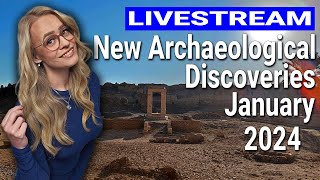 New Archaeological Discoveries Of January 2024  Livestream [upl. by Kenway945]