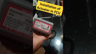 Installation of Actuator in FCU FAN COIL UNIT  electricial hvac dubai [upl. by Ecinom]