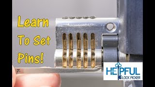 211 How Lock Picking Works Learn How To Identify Set Pins [upl. by Fleur]