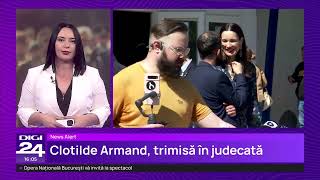 Clotilde Armand a fost trimisă în judecată [upl. by Neilson274]