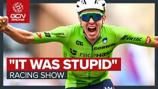 Brawn Over Brains The Ridiculous Pogačar Attack That Shocked The Worlds  GCN Racing News Show [upl. by Ynehteb]