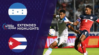 Honduras vs Cuba Extended Highlights  CONCACAF Nations League  CBS Sports Golazo [upl. by Carhart]