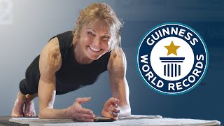 NEW Longest EVER Female Plank  Guinness World Records [upl. by Nileuqaj]