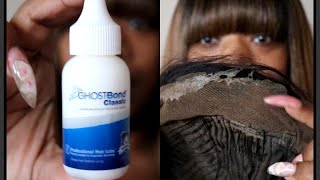 DOES GHOST BOND GLUE WORK amp HOW TO REMOVE IT FROM YOUR LACE FRONT [upl. by Alekehs357]