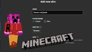 Minecraft for Kids MAKING MY NEW SKIN IN SKINDEX [upl. by Ellerred682]