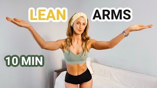 10 MIN LEAN ARMS WORKOUT  burn flabby arms fat  Gigi De Lacroix [upl. by Preston307]