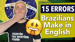 15 Most Common English PRONUNCIATION ERRORS Brazilians Make [upl. by Notlimah812]