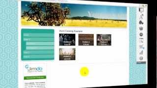 How to Insert eCommerce Store Catalog Element into Jimdo by wwwWebsiteBuilderExpertcom [upl. by Arremat]