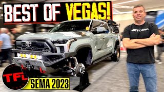 BEST of Vegas The Coolest And Craziest Trucks From SEMA 2023 [upl. by Nylram264]