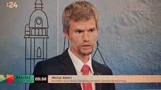 Na zdraví sa nesmie zarábať Michal Albert ako kandidát na župana BBSK v RTVS 15 10 2022 [upl. by Essie291]