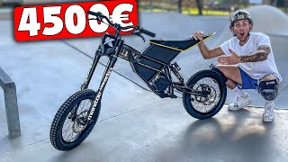 MOTO ÉLECTRIQUE À 4500€ VS SKATEPARK [upl. by Aniraz]