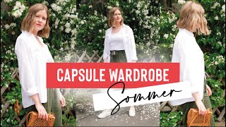 Meine casualromantische SOMMER CAPSULE WARDROBE  Lieblingsteile und gerettete Fehlkäufe [upl. by Cavan]