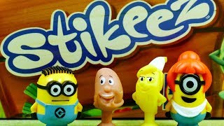 Stikeez owoce i warzywa amp Minionki amp Świeżaki  Marzenie o bananie  Bajki dla dzieci [upl. by Francis386]