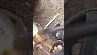 Donkey pump moter wire welding shortsfeed shorts [upl. by Auqkinahs]