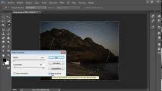 Como seleccionar un área rectangular en photoshop CC wwwvideotutorialeses [upl. by Nollat]