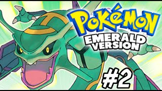 Pokemon Emerald Gameplay Walkthrough PART 2 Gameboy Advance [upl. by Adnolat391]