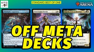 Five Off Meta Standard Best of One Decks to Try Out on MTG Arena [upl. by Margie139]