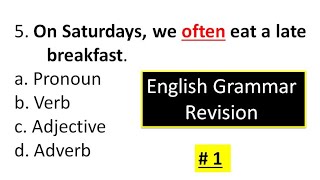 English Grammar  Parts Of Speech  English Grammar Revision  English Point [upl. by Nayar]