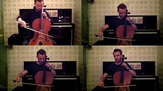 Beethoven Hymne an die Nacht for 4 cellos [upl. by Aguie]