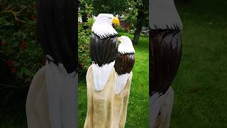 baldeagel chainsawcarving seeadler weißkopfseeadler adlerschnitzen diy stihl motorsäge wald [upl. by Lawlor647]