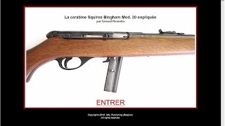 Carabine Squires Bingham modèle 20 en calibre 22 LR  ebook [upl. by Jaworski]