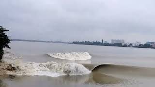 Sudden Changes of Hooghly River kolkata hooghly howrahbridge kolkatanews unexpected [upl. by Eisse]