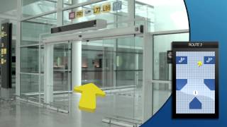 How to get to the Aerobus bus stop at terminal T1 [upl. by Hatch]