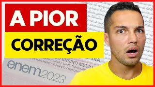 Redação Enem 2023 teve a PIOR CORREÇÃO  PROFINHO [upl. by Adelaide]