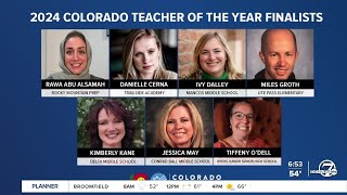 Seven finalists announced for Colorado Teacher of the Year [upl. by Netsrijk]