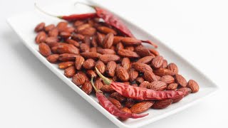 Spiced Roasted Almonds Recipe [upl. by Ahsenac]