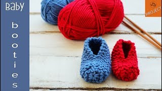 Baby Booties for absolute beginners  So Woolly [upl. by Itsuj]