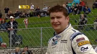 BTCC08 Donington Park Race1 Jackson Chilton crash [upl. by Giza702]