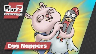 EggNappers  How the Easter bunnies get their eggs 🎬 2D Animation [upl. by Neddra]