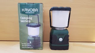 Kayoba Outdoor 1000 lm Camping Lantern [upl. by Enilav]